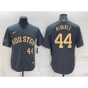 Houston Astros #44 Yordan Alvarez 2022 All-Star Charcoal Cool Base Stitched Jersey