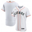Houston Astros Blank White 2023 Gold Collection With World Serise Champions Patch Stitched Jersey