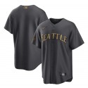 Seattle Mariners Blank 2022 All-Star Charcoal Cool Base Stitched Jersey