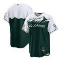 Colorado Rockies Blank 2022 Green City Connect Stitched Jersey