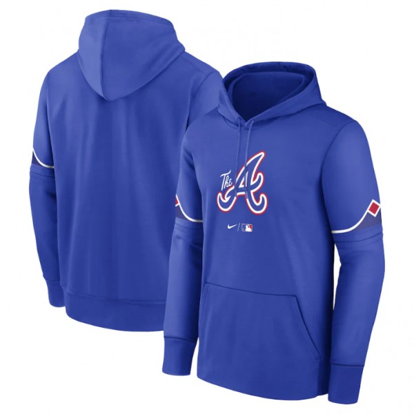 Atlanta Braves Royal 2023 City Coonnect Pullover Hoodie
