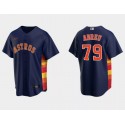 Houston Astros #79 José Abreu Navy Cool Base Stitched Jersey