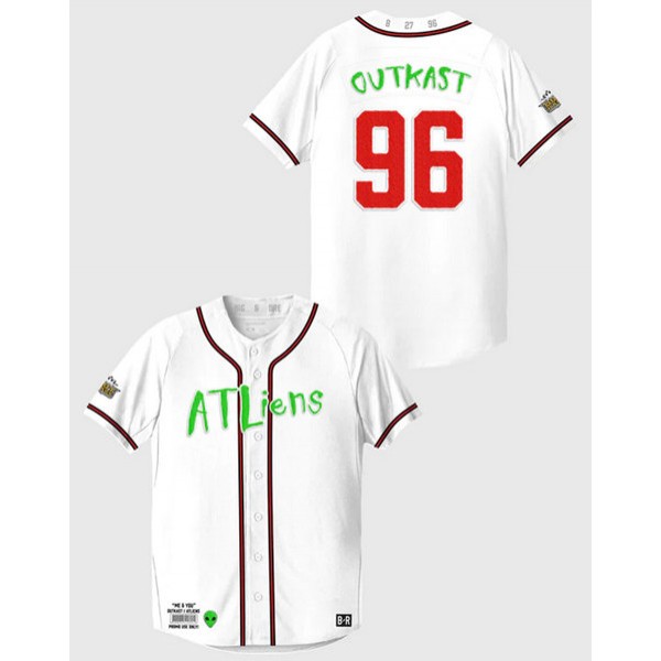 ATLiens #96 25th Anniversary White Stitched Jersey