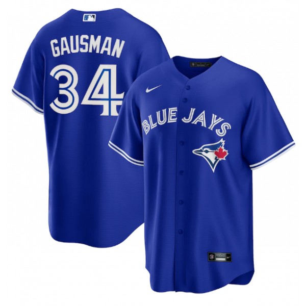 Toronto Blue Jays #34 Kevin Gausman Royal Cool Base Stitched Jersey