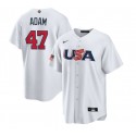 USA #47 Jason Adam 2023 White World Classic Stitched Jersey