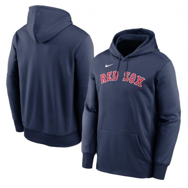 Boston Red Sox Wordmark Therma Performance Pullover Hoodie