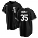 Chicago White Sox #35 Frank Thomas Black Cool Base Stitched Jersey