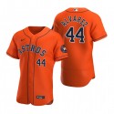Houston Astros #44 Yordan Alvarez Orange Flex Base Stitched Jersey
