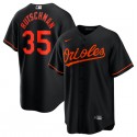 Baltimore Orioles #35 Adley Rutschman Black Cool Base Stitched Jersey