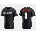 Baltimore Orioles #8 Cal Ripken Jr. Black 2023 City Connect Flex Base Stitched Jersey