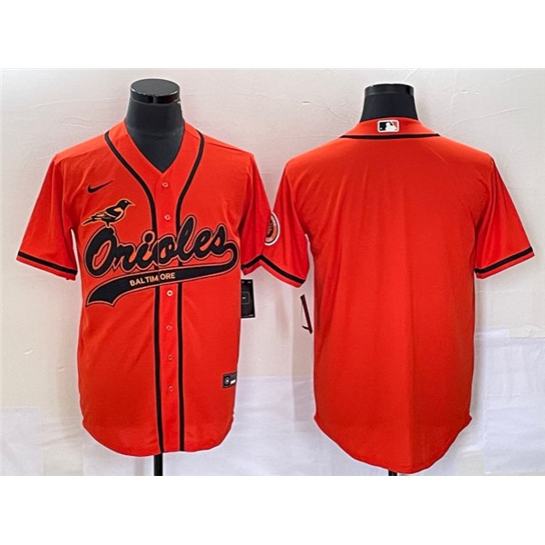 Baltimore Orioles Blank Orange Cool Base Stitched Jersey