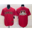 Arizona Diamondbacks Red Team Big Logo Cool Base Stitched Jersey