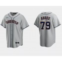 Houston Astros #79 José Abreu Gray Cool Base Stitched Jersey