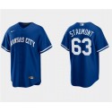 Kansas City Royals #63 Josh Staumont Royal Cool Base Stitched Jersey