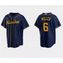Milwaukee Brewers #6 Owen Miller Navy Cool Base Stitched Jersey