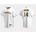Pittsburgh Pirates #14 Rodolfo Castro White Cool Base Stitched Jersey