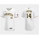 Pittsburgh Pirates #14 Rodolfo Castro White Flex Base Stitched Jersey