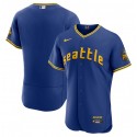 Seattle Mariners Blank Royal 2023 City Connect Flex Base Stitched Jersey