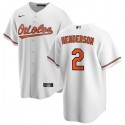 Baltimore Orioles #2 Gunnar Henderson White Cool Base Stitched Jersey