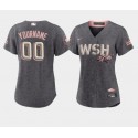 Washington Nationals Active Player Custom 2022 Grey City Connect Cherry Blossom Stitched Jersey