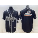 Miami Dolphins Black Reflective Team Big Logo With Patch Cool Base Stitched Baseball Jersey