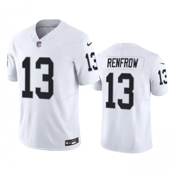 Las Vegas Raiders #13 Hunter Renfrow White 2023 F.U.S.E Vapor Untouchable Stitched Jersey