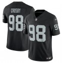 Las Vegas Raiders #98 Maxx Crosby Black 2023 F.U.S.E Vapor Untouchable Stitched Jersey