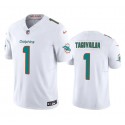 Miami Dolphins #1 Tua Tagovailoa White 2023 F.U.S.E Vapor Limited Stitched Jersey