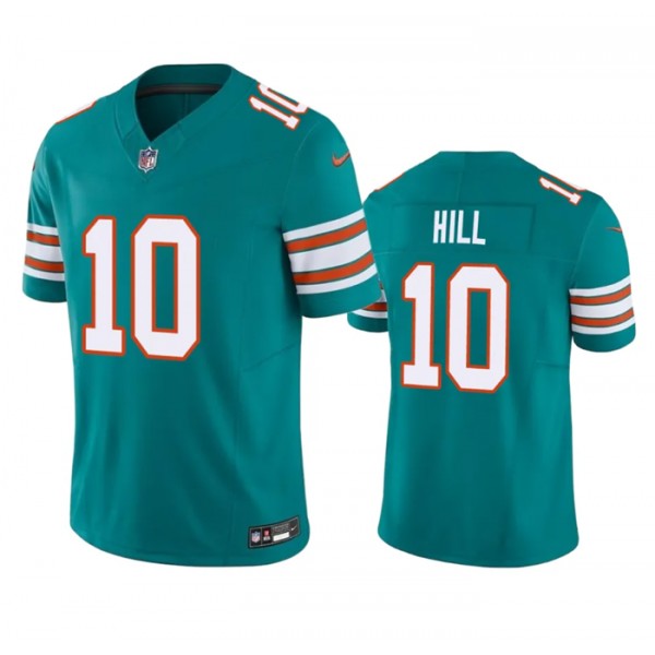 Miami Dolphins #10 Tyreek Hill Aqua 2023 F.U.S.E Vapor Limited Stitched Jersey
