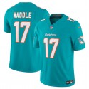 Miami Dolphins #17 Jaylen Waddle Aqua 2023 F.U.S.E Vapor Limited Stitched Jersey