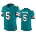 Miami Dolphins #5 Jalen Ramsey Aqua 2023 F.U.S.E Vapor Limited Stitched Jersey