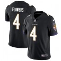 Baltimore Ravens #4 Zay Flowers Black Vapor Untouchable Jersey