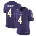 Baltimore Ravens #4 Zay Flowers Purple Vapor Untouchable Jersey