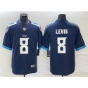 Tennessee Titans #8 Will Levis Navy Vapor Untouchable Stitched Jersey
