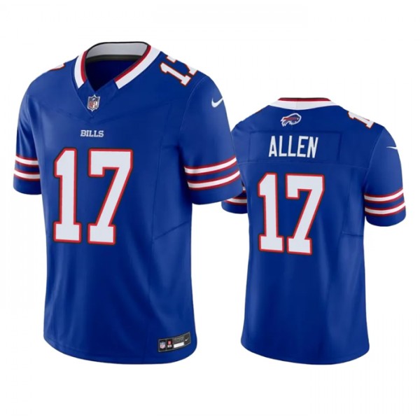 Buffalo Bills #17 Josh Allen Blue 2023 F.U.S.E. Vapor Untouchable Limited Stitched Jersey