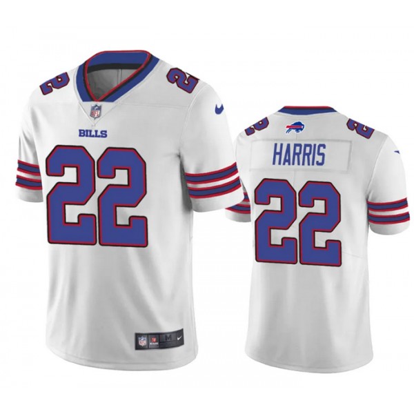 Buffalo Bills #22 Damien Harris White Vapor Untouchable Limited Stitched Jersey