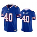 Buffalo Bills #40 Von Miller Blue 2023 F.U.S.E. Vapor Untouchable Limited Stitched Jersey