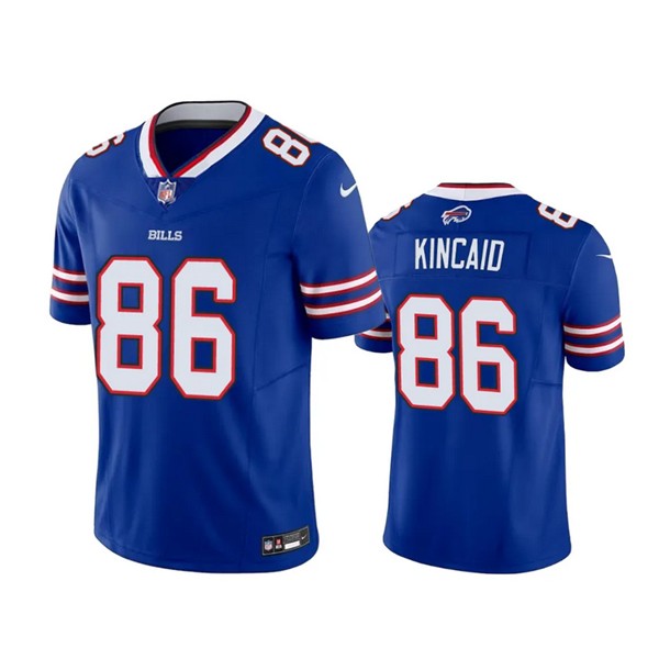 Buffalo Bills #86 Dalton Kincaid Blue 2023 Draft Vapor Untouchable Limited Stitched Jersey