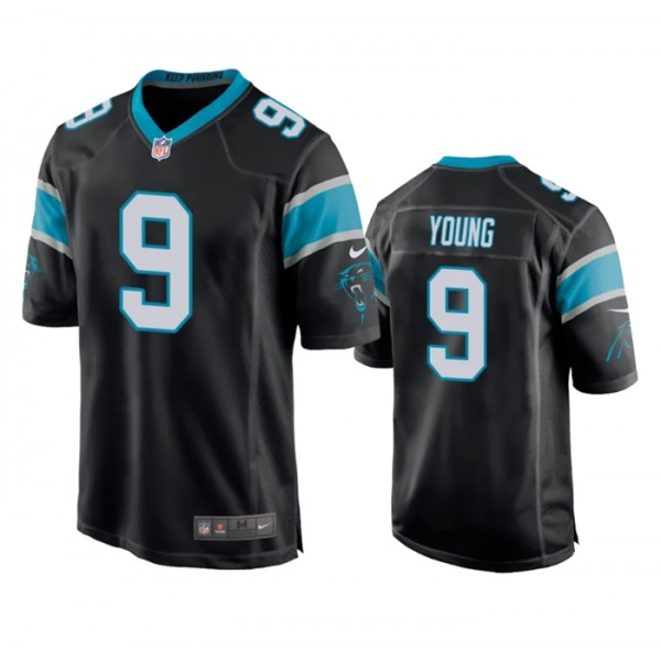 Carolina Panthers #9 Bryce Young Black Stitched Game Jersey