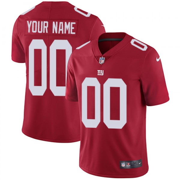 New York Giants ACTIVE PLAYER Custom Red Vapor Untouchable Limited Stitched NFL Jersey