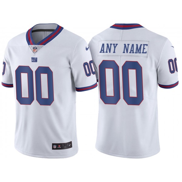 New York Giants ACTIVE PLAYER Custom White Color Rush Limited Stitched NFL Jersey