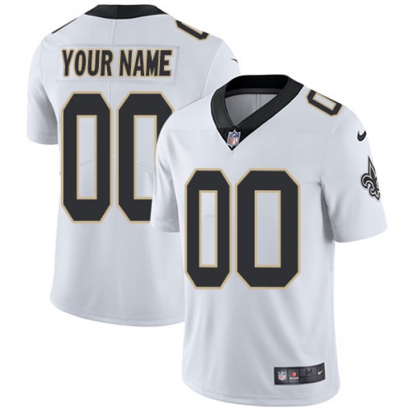 New Orleans Saints ACTIVE PLAYER Custom White Vapor Untouchable Limited Stitched NFL Jersey