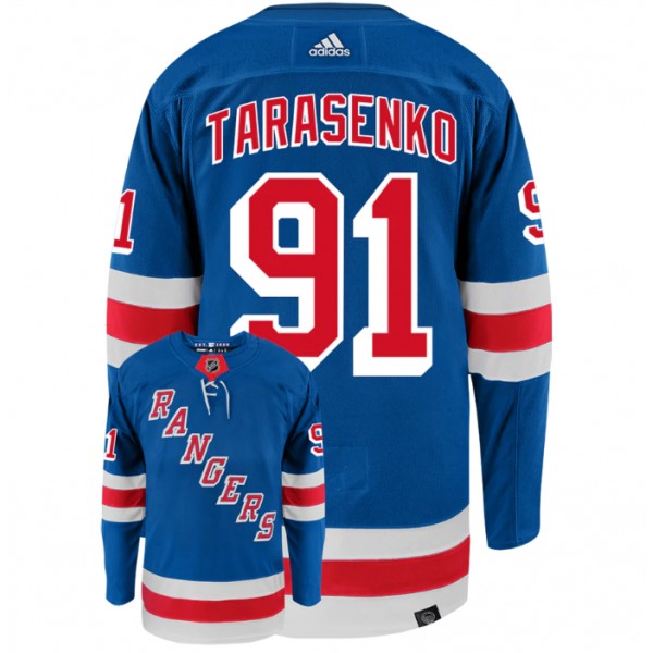 New York Rangers #91 Vladimir Tarasenko Royal Stitched Jersey