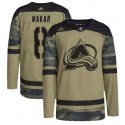 Colorado Avalanche #8 Cale Makar Camo Salute To Service Stitched Jersey