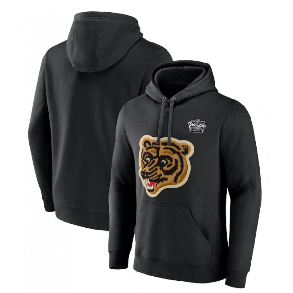 Boston Bruins Black Winter Classic Primary Logo Pullover Hoodie