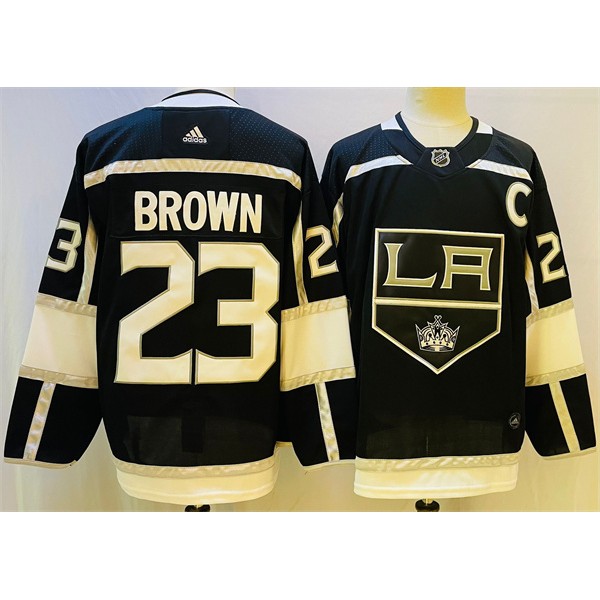 Los Angeles Kings #23 Dustin Brown Black Stitched Jersey
