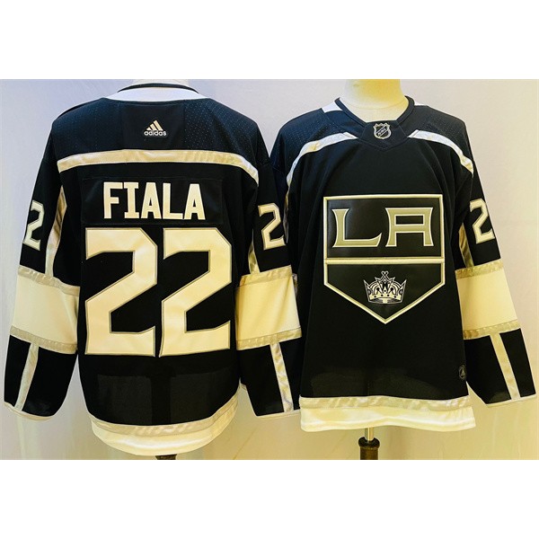 Los Angeles Kings #22 Kevin Fiala Black Stitched Jersey