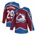 Colorado Avalanche #29 Nathan MacKinnon 2022 Burgundy Stanley Cup Champions Patch Stitched Jersey