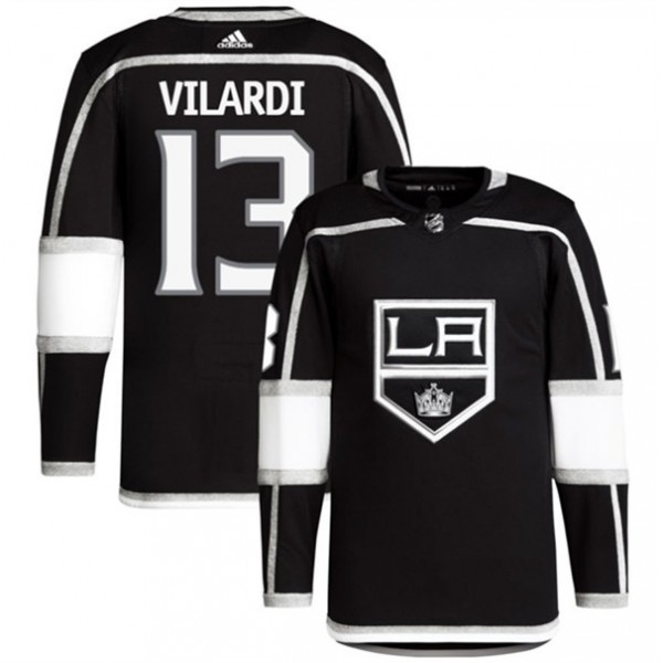 Los Angeles Kings #13 Gabriel Vilardi Black Stitched Jersey