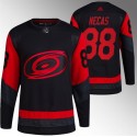 Carolina Hurricanes #88 Martin Necas Black Red Stadium Series Breakaway Stitched Jersey